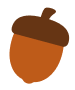 Acorn sticker